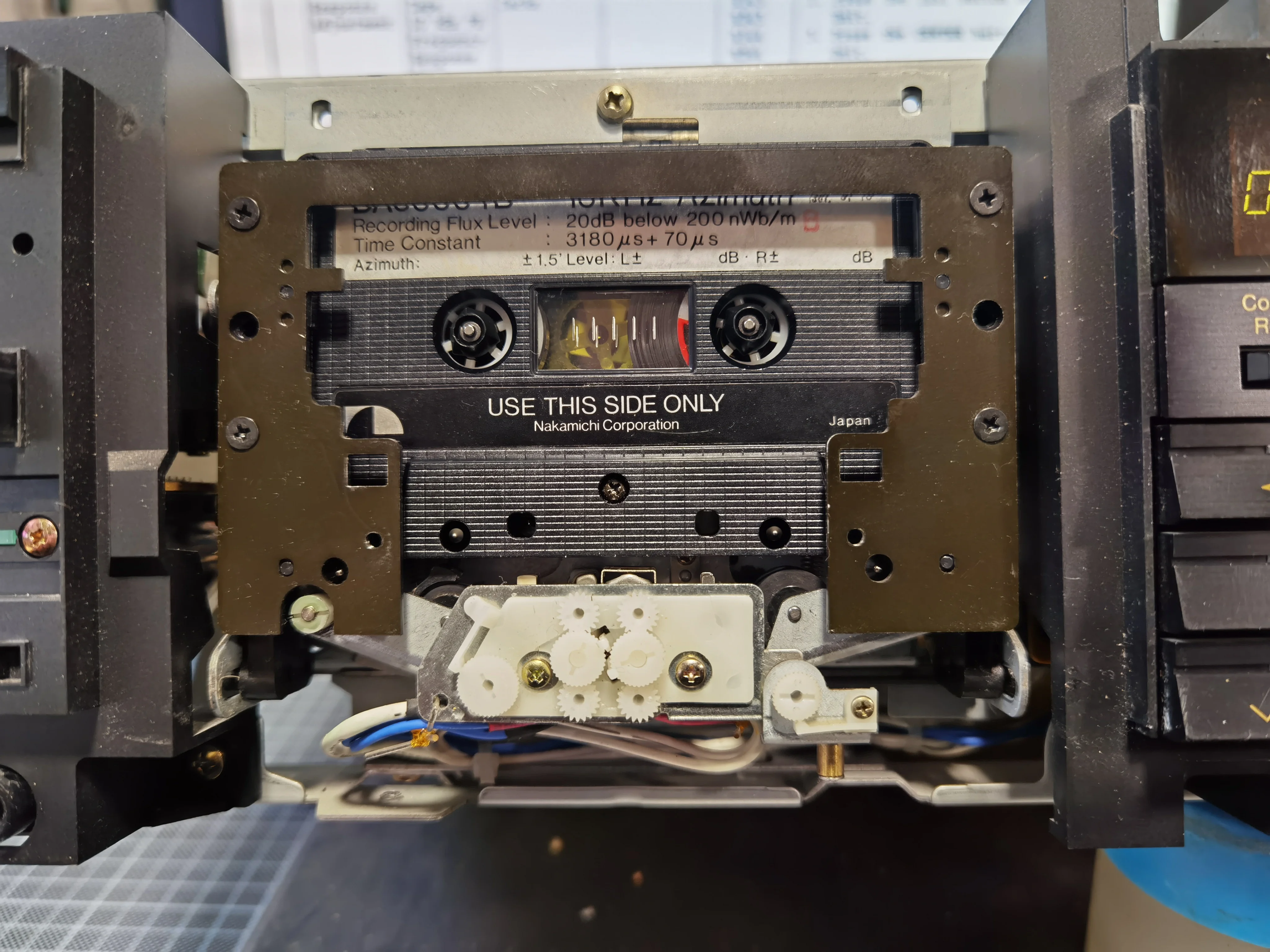 Nakamichi CR-7 - manual playback azimuth adjustment test